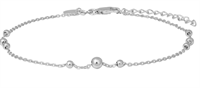 Ankelkæde sølvkugler  | Nordahl Jewellery